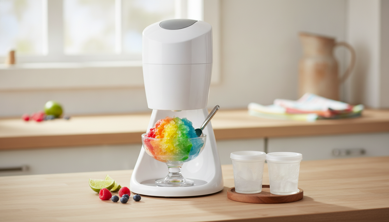 S900A Snow Cone & Shaved Ice Machine: Fluffy Ice Fast
